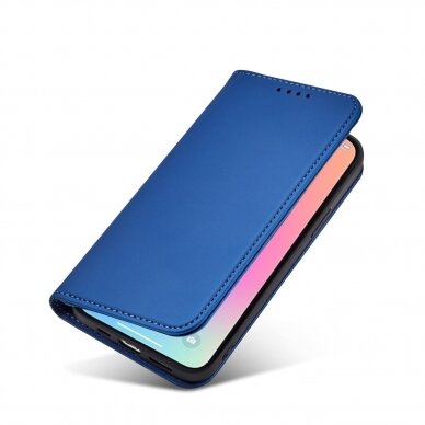 Dėklas Magnet Card Case for iPhone 14 Mėlynas 11