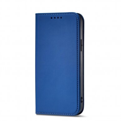 Dėklas Magnet Card Case for iPhone 14 Mėlynas 8