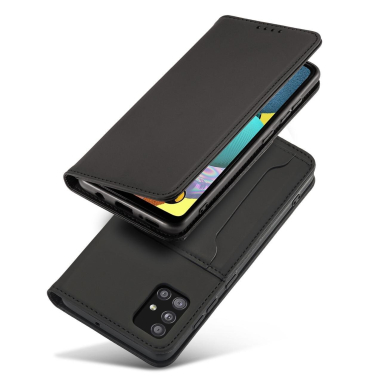 Dėklas Magnet Card Case for Xiaomi Redmi Note 11 Juodas 2