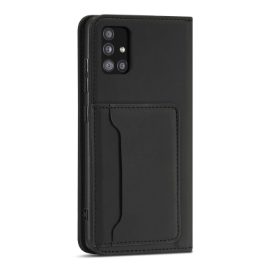 Dėklas Magnet Card Case for Xiaomi Redmi Note 11 Juodas 7