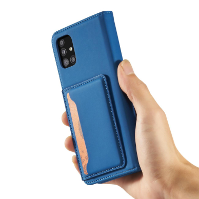 Samsung Galaxy A13 / A04s Dėklas Magnet Card Case 5G Mėlynas 19