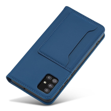 Dėklas Magnet Card Case Xiaomi Redmi Note 11 Mėlynas 12