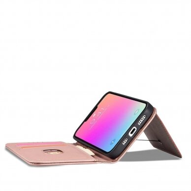 Samsung Galaxy A23 Dėklas Magnet Card 5G Rožinis 4