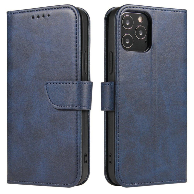 Dėklas Magnet Case elegant Xiaomi Redmi Note 11 Pro+ 5G (China) / 11 Pro 5G (China) / Mi11i HyperCharge / POCO X4 NFC Mėlynas