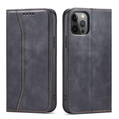 Dėklas Magnet Fancy Case for iPhone 12 Pro Max Juodas 1