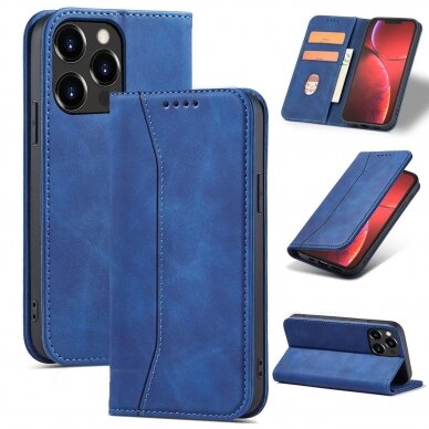 Dėklas Magnet Fancy Case for iPhone 14 Mėlynas 11