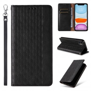 Dėklas Magnet Strap Case for iPhone 13 Juodas 12