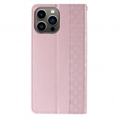 Dėklas Magnet Strap Case for iPhone 13 Pro Rožinis 10