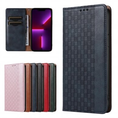 Akcija! - pažeista pakuotė -  Iphone 14 Plus Dėklas Magnet Strap Case for  Mėlynas  1