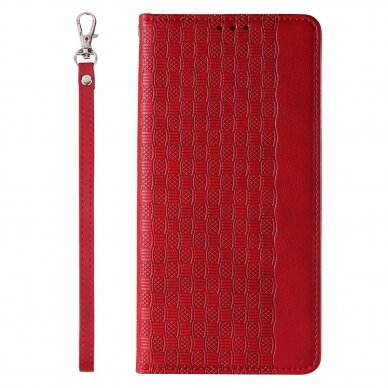 Dėklas Magnet Strap Case iPhone 13 Pro Raudonas 4