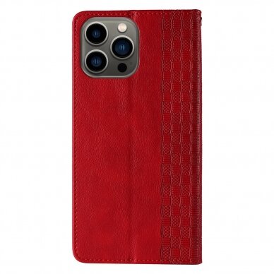 Dėklas Magnet Strap Case iPhone 13 Pro Raudonas 5