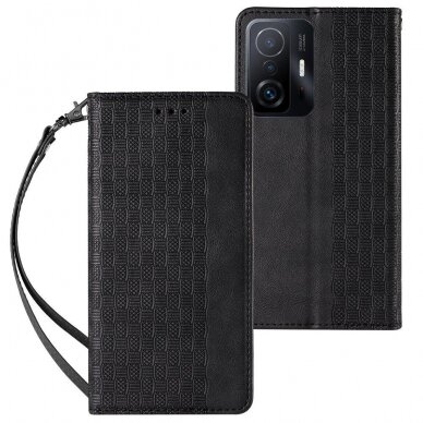 Samsung Galaxt A12 Dėklas Magnet Strap Case 5G Juodas