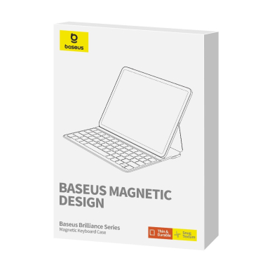 Dėklas Magnetic Keyboard Case Baseus Brilliance for Pad Air4/5 10.9" - Juodas 4