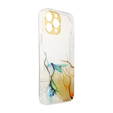 Dėklas Marble Case for iPhone 13 Pro Max Oranžinis 4