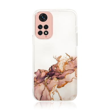 Dėklas Marble Case Xiaomi Redmi Note 11 Pro Rudas