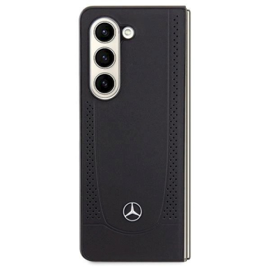 Dėklas Mercedes Leather Urban case for Samsung Galaxy Z Fold 5 - Juodas 1