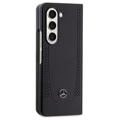 Dėklas Mercedes Leather Urban case for Samsung Galaxy Z Fold 5 - Juodas 4