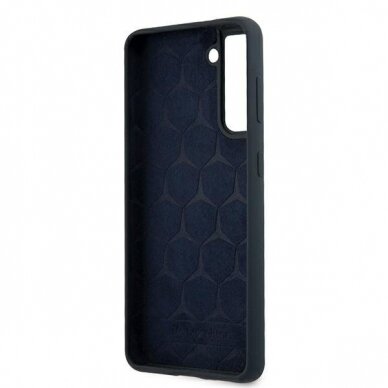 Dėklas Mercedes MEHCS21SSILNA Silicone Line Samsung Galaxy S21 Telefonui mėlynas 6