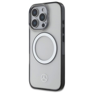 Dėklas Mercedes Printed Logo MagSafe  iPhone 16 Pro - Clear 1