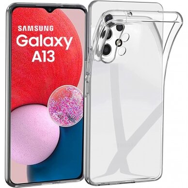 Dėklas Mercury Jelly Clear Samsung A135 A13 4G skaidrus