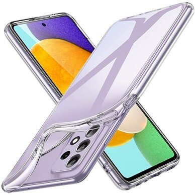 Dėklas Mercury Jelly Clear Samsung A525 A52/A526 A52 5G/A528 A52s 5G skaidrus