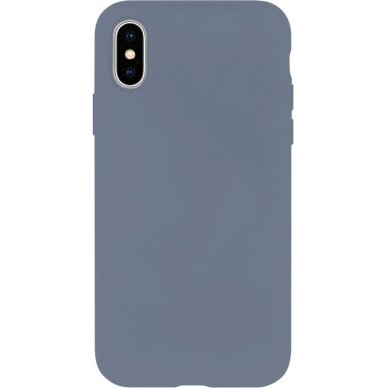 Akcija! iPhone 14 Plus Dėklas Mercury Silicone Case levandos pilka 2