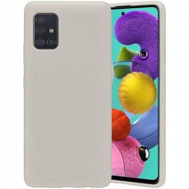 Dėklas Mercury Silicone Case Samsung A035 A03s akmens spalvos