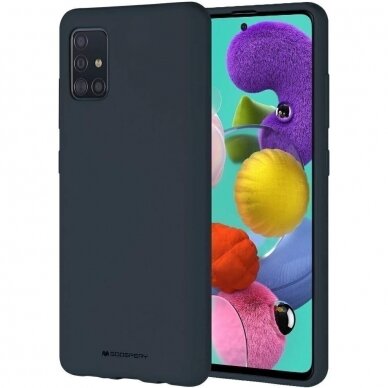 Dėklas Mercury Silicone Case Samsung G780 S20 FE tamsiai mėlynas