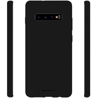 Dėklas Mercury Silicone Case Samsung G973 S10 Juodas 1