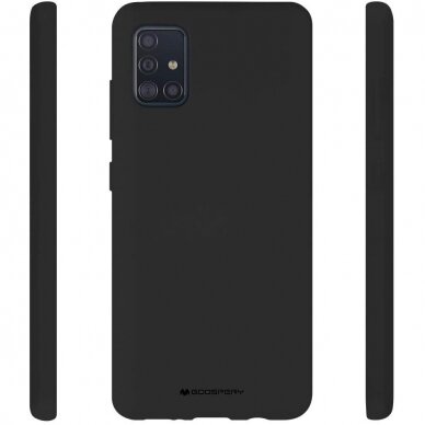 Dėklas Mercury Soft Jelly Case Samsung A03s juodas  2