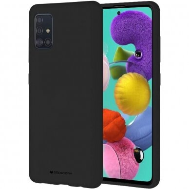 Dėklas Mercury Soft Jelly Case Samsung A03s juodas