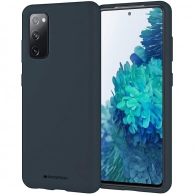 Dėklas Mercury Soft Jelly Case Samsung G780 S20 FE tamsiai mėlynas