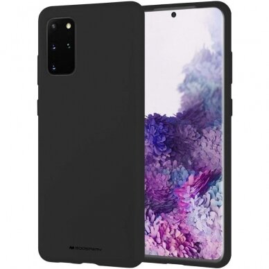 Dėklas Mercury Soft Jelly Case Samsung G986 S20 Plus Juodas