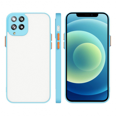 Dėklas Milky Case Samsung Galaxy A22 4G Mėlynas