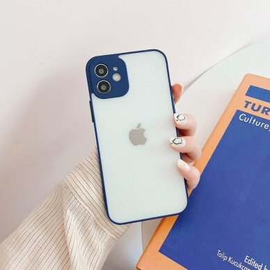 Dėklas Milky Case Samsung Galaxy A22 4G Tamsiai Mėlynas 1