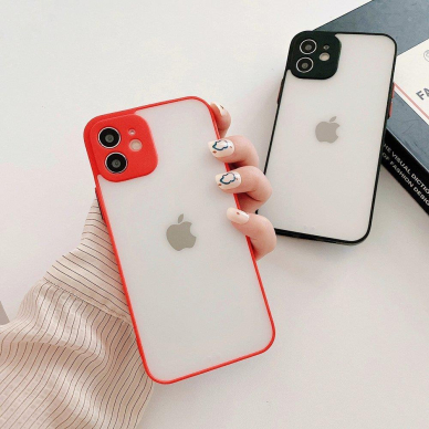 Dėklas Milky Case Xiaomi Redmi 10X 4G / Xiaomi Redmi Note 9 Raudonas 2