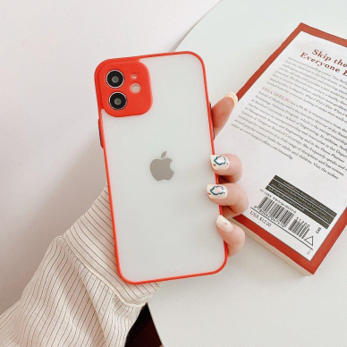 Dėklas Milky Case Xiaomi Redmi 9 Raudonas 3