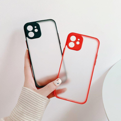 Dėklas Milky Case Xiaomi Redmi 9 Raudonas 5