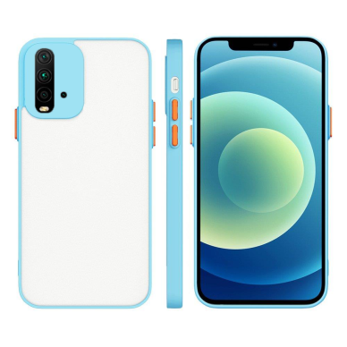 Dėklas Milky Case Xiaomi Redmi Note 10 5G / Poco M3 Pro Mėlynas