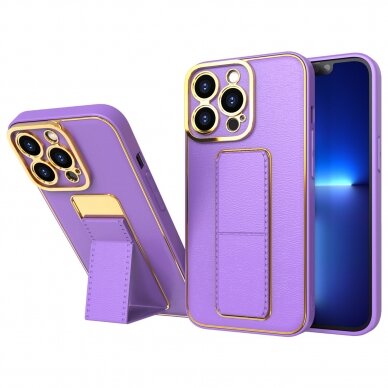 Dėklas New Kickstand Case iPhone 12 Pro Violetinis