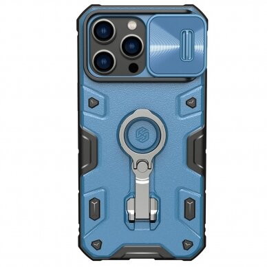 Dėklas Nillkin CamShield Armor Pro Case Cover iPhone 14 Pro Max Mėlynas