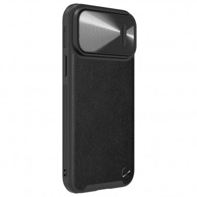 Dėklas Nillkin CamShield Leather S iPhone 14 Pro Max Juodas 3