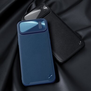 Dėklas Nillkin CamShield Leather S iPhone 14 Pro Max Žalias 14