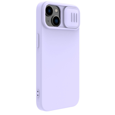 Dėklas Nillkin CamShield Magnetic Silicone Case with camera cover  iPhone 14 Plus Purpurinis 5