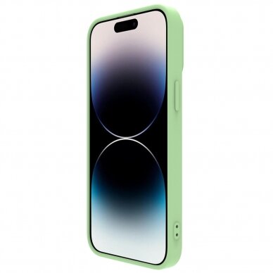 Dėklas Nillkin CamShield Magnetic Silicone Case with Camera Protector iPhone 14 Pro Max Žalias 3