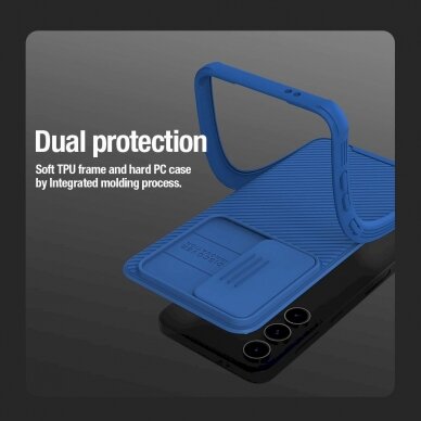 Dėklas Nillkin CamShield Pro armored case with camera cover for Samsung Galaxy S24 - Juodas 8