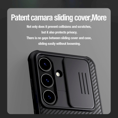 Dėklas Nillkin CamShield Pro armored case with camera cover for Samsung Galaxy S24 - Žalias 7