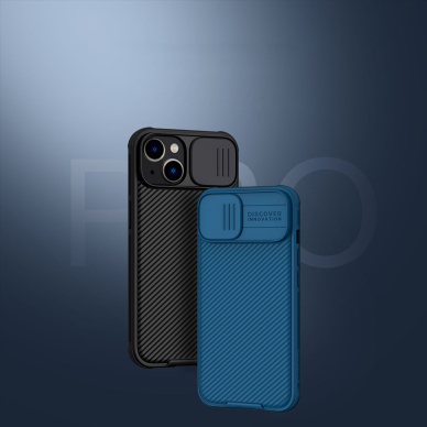 Dėklas Nillkin CamShield Pro Case (PC and TPU) iPhone 14 Mėlynas 6