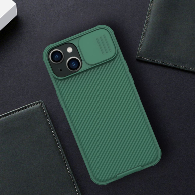 Dėklas Nillkin CamShield Pro Case (PC and TPU) iPhone 14 Plus Žalias 17