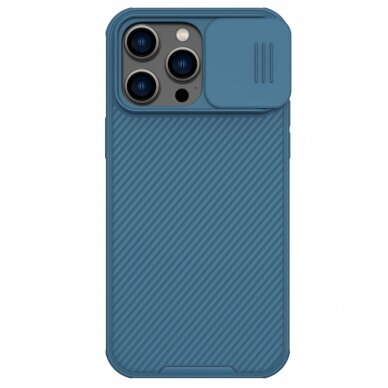 Dėklas Nillkin CamShield Pro Case (PC and TPU) iPhone 14 Pro Max Mėlynas